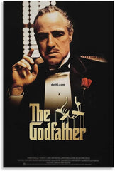 The Godfather Classic Movie Poster Canvas Wall Art Decoration Prints for Living Room Home Bedroom Decor Painting