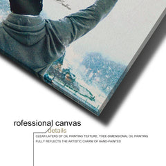 Rocky Balboa Motivational Canvas Wall Art for Home Gym & Office