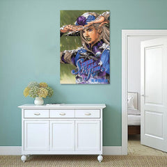 JoJo's Bizarre Adventure Steel Ball Run Gyro Zeppeli Canvas Art Poster