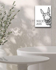 Funny Donkey "Nice ASS" Pop Art Canvas