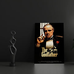 Classic “The Godfather” Movie Poster Canvas – Vintage Wall Art for Living Room