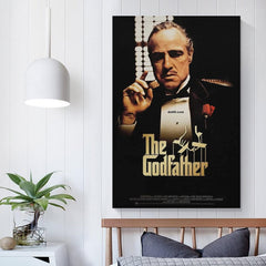 The Godfather Classic Movie Poster Canvas Wall Art Decoration Prints for Living Room Home Bedroom Decor Painting
